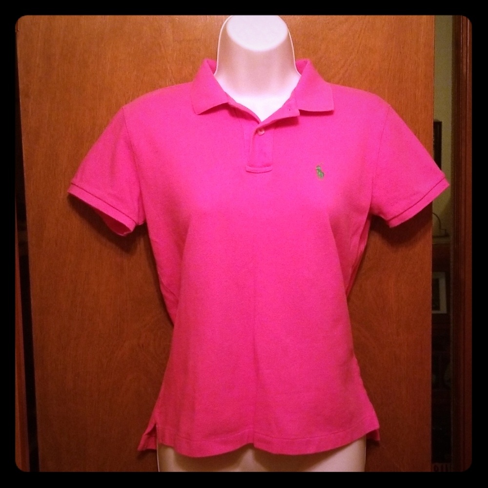 Ralph Lauren Pink Classic Polo  Sz Small